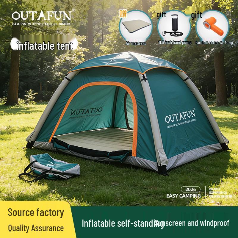 OUTAFUN Automatic Inflatable RV Camping Tent with Sun Protection - Portable & Foldable