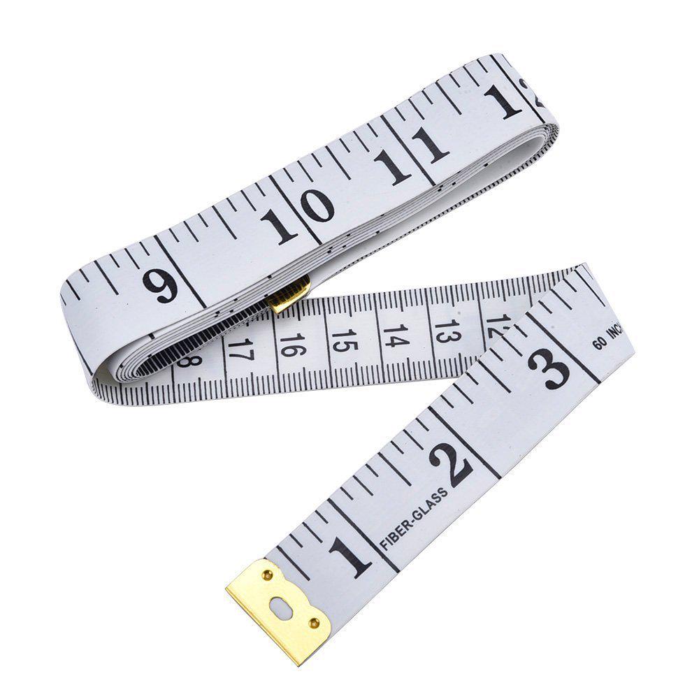 Double-scale Soft Ruler, 60 Inches (150 Cm), Combining Centimeters and Inches, Suitable for Measurement and Garment Cutting 1PC