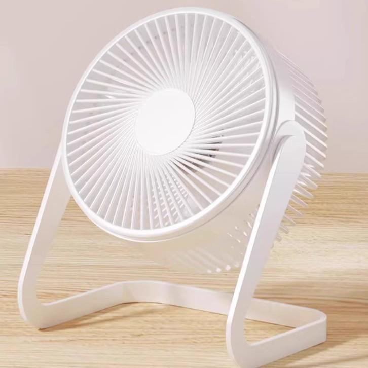 Portable USB Rechargeable Mini Fan for Dorms with Strong Breeze