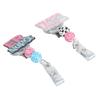 Nurse Badge Reel Holder Retractable Hand Painting Beaded Nursing Student Badge Reel Clip for Nursing