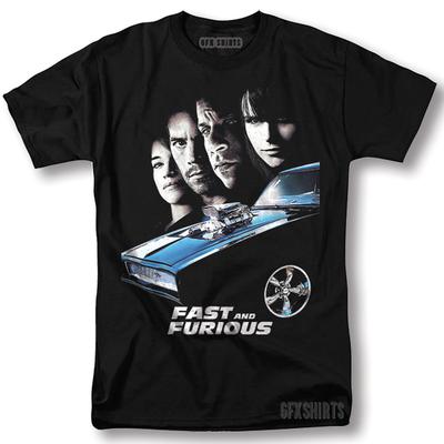 Fast And Furious Shirt 90er Filmplakat Klassisches Vintage Grafikdesign T-Shirt