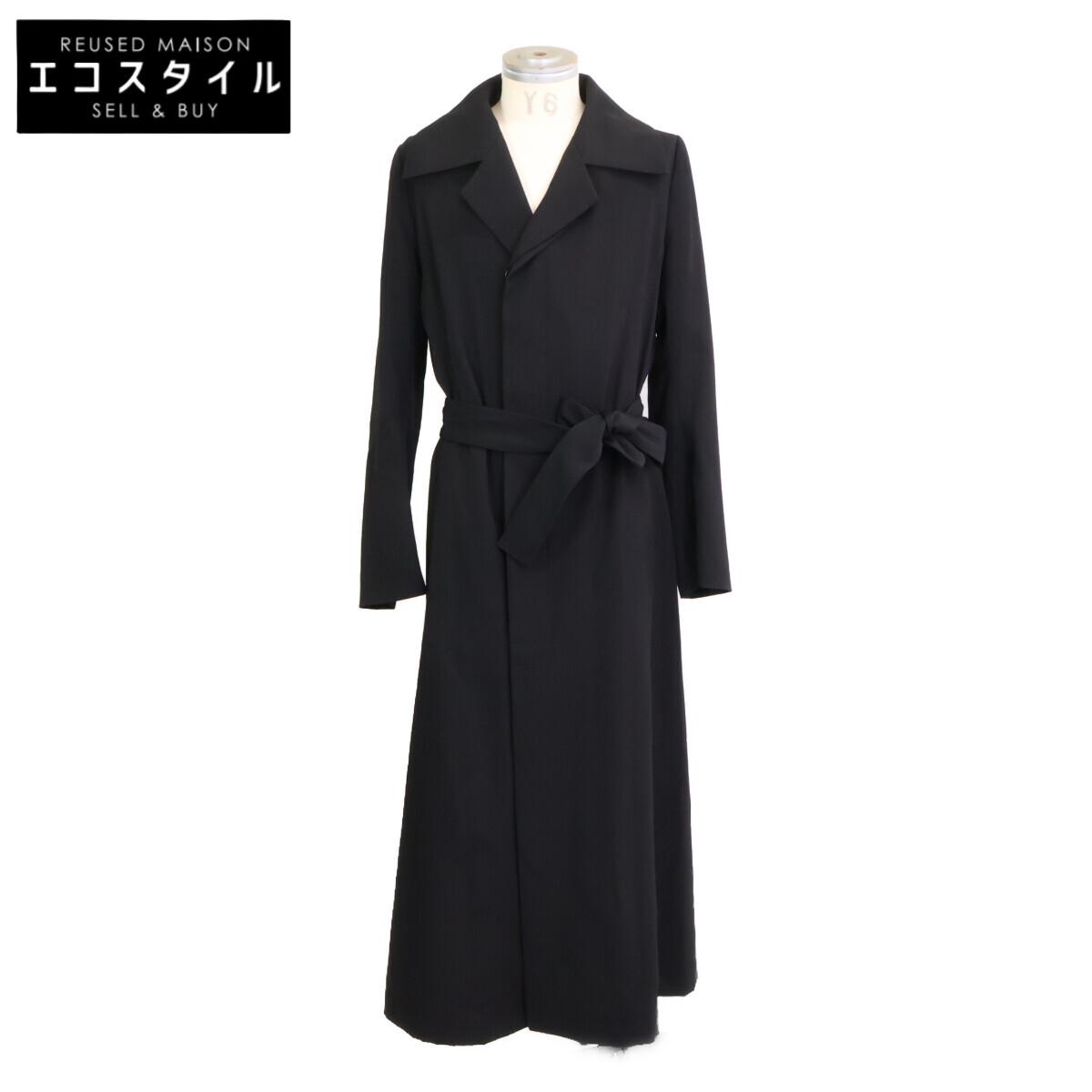 

REGULATION Yohji Yamamoto FB-C50-100 GABARDINE R-BASIC COAT coat 2 blackUsed