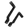 NEW-Motorcycle Gear Shift Lever Footpegs Heel Toe Shifter Pedals Gear Shift Lever For Touring Black