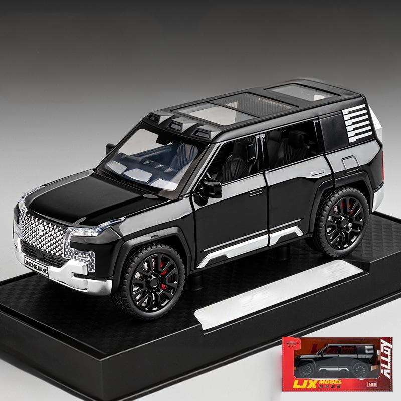 1/32 BYD Look Up U8 Metalowy Model Diecast Samochód Metal Dźwięk i Światło Symulacja Klasyczna Kolekcja Ozdoby do Ekspozycji Prezent Urodzinowy