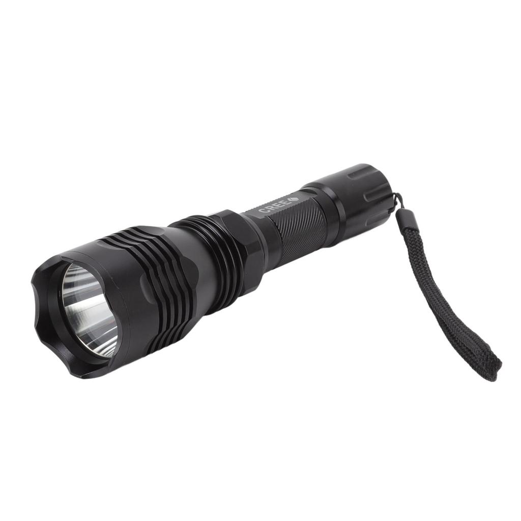 LED Taschenlampe Weißes Licht Hohe Helligkeit 300m Reichweite Hand-Taschenlampe für Outdoor-Wandern
