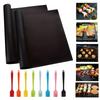 2 Pack of Heavy Duty Non-Stick Oven Liners: BPA and PFOA Free, Great for Electric Ovens, Gas Stoves, Microwaves, Charcoal and Gas Grills