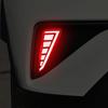 LED 2Functions Car Rear Bumper LED Fog Lights Lamps Brake Light for Toyota CHR C-HR 2018    2022 Accessories