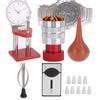 5Pcs Watch Repair Set Kit Rubber Dust Air Blower Watch Back Case Opener Hand Setting Tool