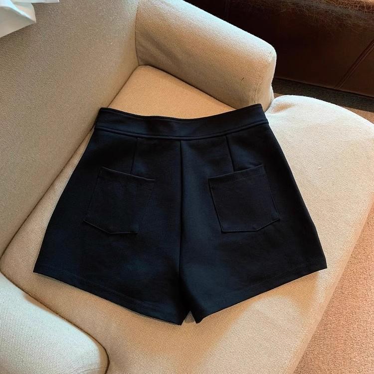 Women's High Waist Elastic White Shorts - Sexy Black Hot Pants for Spring & Summer