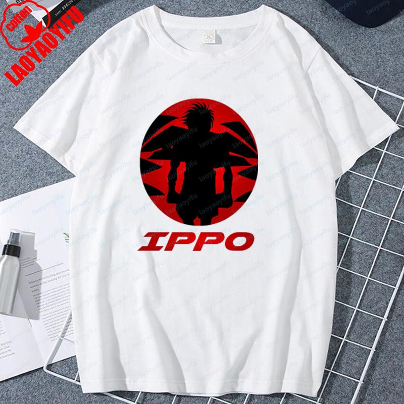 Hajime No Ippo Anime T Shirt Japanese KBG Vintage Tshirt Cartoon Unisex T Shirt Retro New TEE TSHIRT Women Fitness Trend Tops