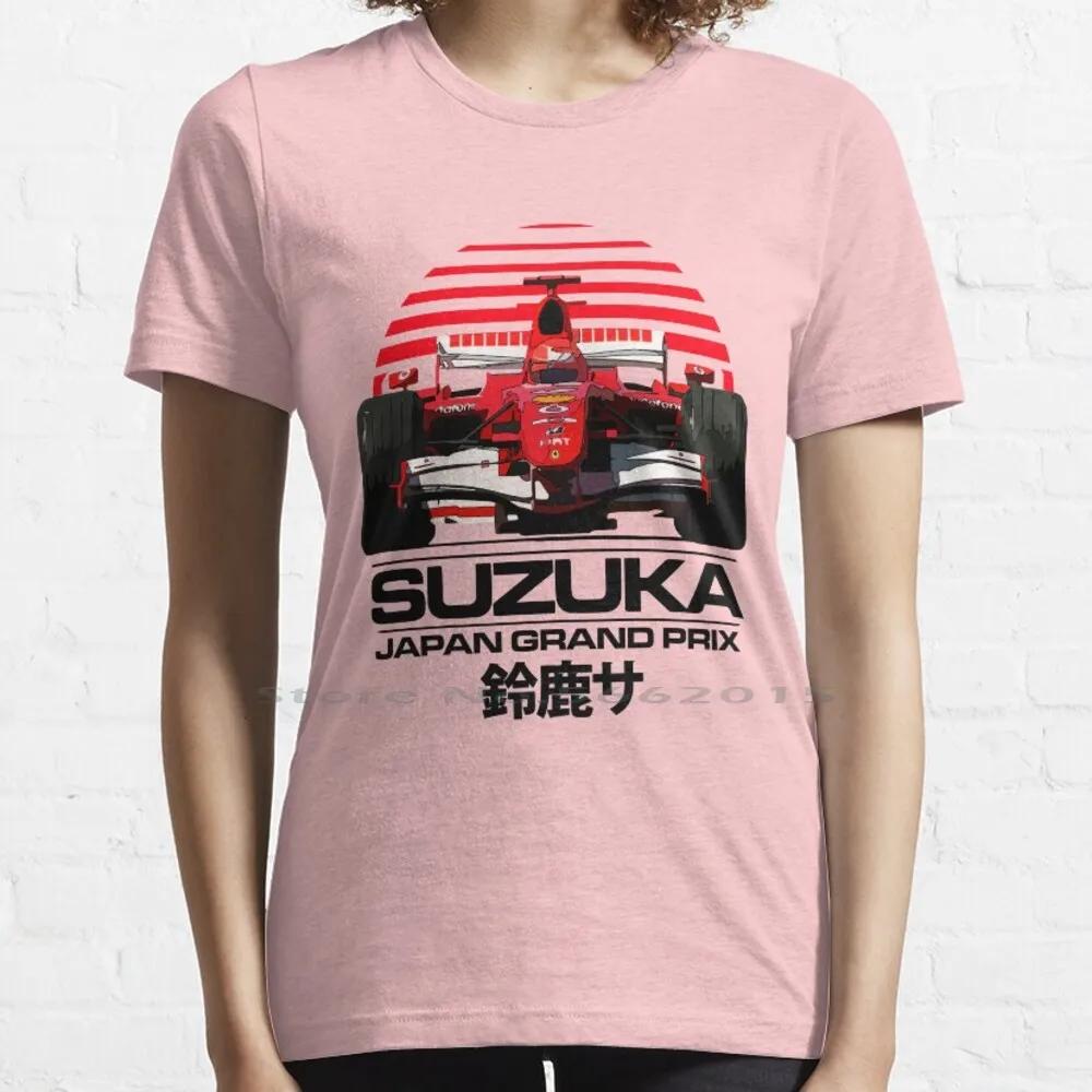 Michael Schumacher Suzuka Japonská Grand Prix Tričko 100% Bavlna Závodní Jezdec Michael Schumacher Schumacher F2002 Závodní