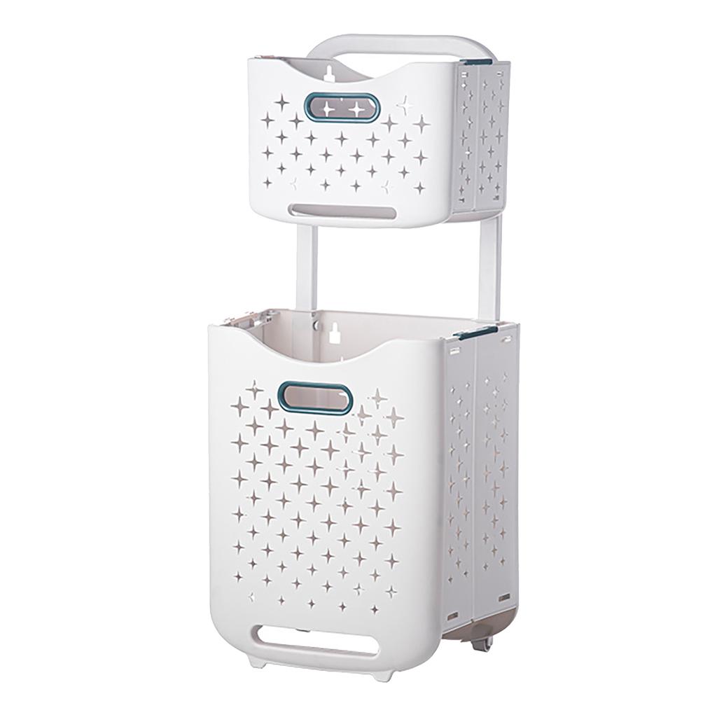 Collapsible Laundry Basket Portable Foldable Laundry Hamper Clothes Storage Organizer Basket for