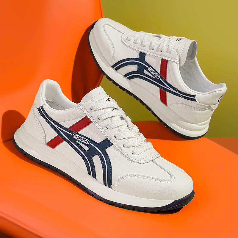 Men's Sports Shoes Breathable Lightweight Outdoor Leather Shoes  Summer New Jogging Walking Shoes Casual Men's Shoes