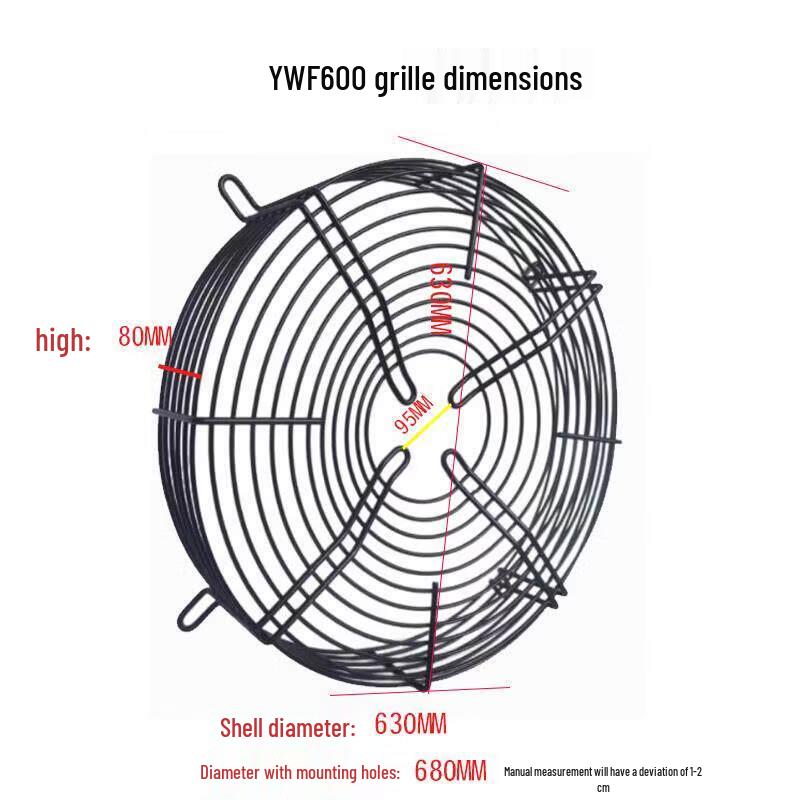 YWF600 Industrial Fan Mesh Guard