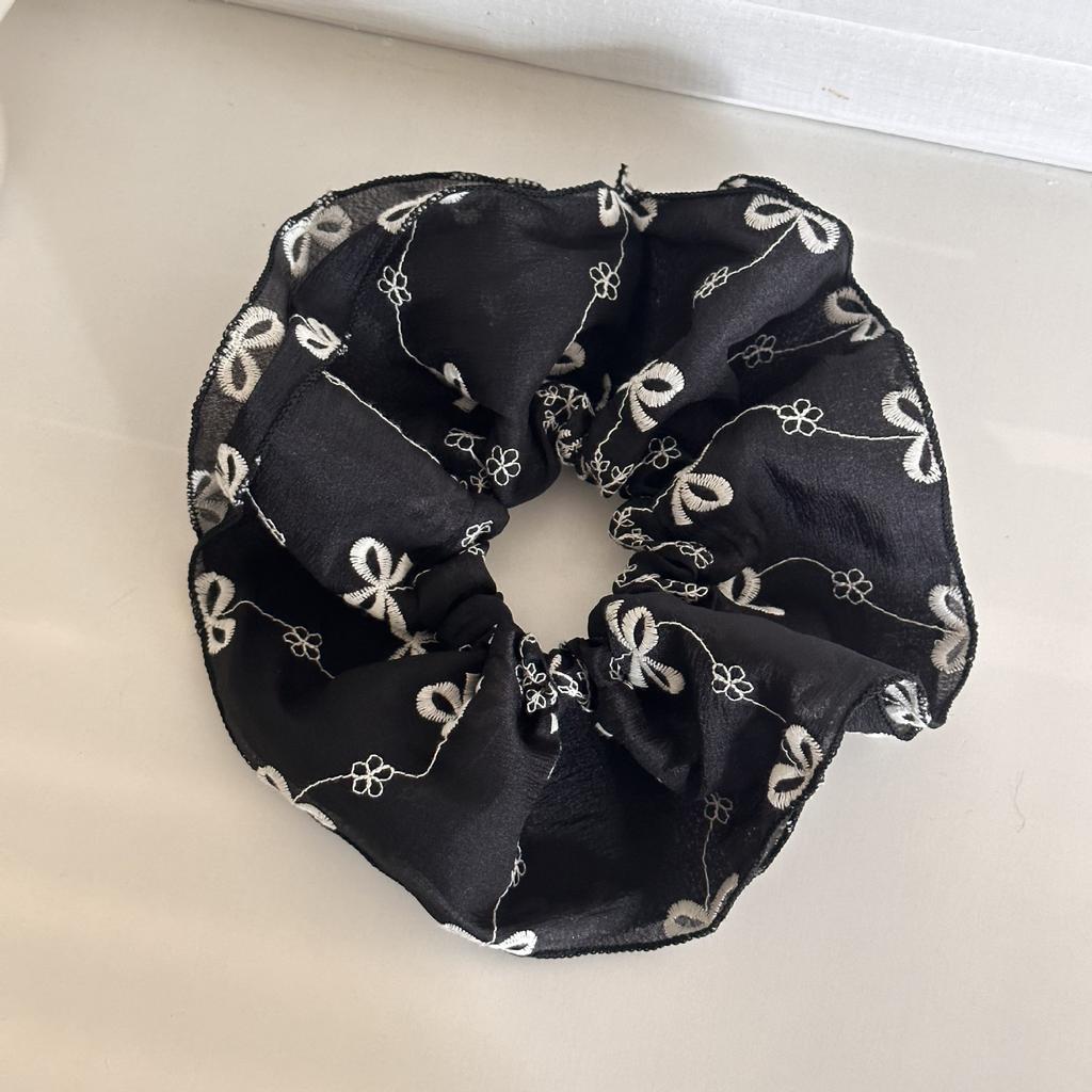 Laege Bow Hair Band for Girls Women Scrunchies Accessoires Rubber Elastic Flowers Fascinators Elegant Headdress Vintage  New