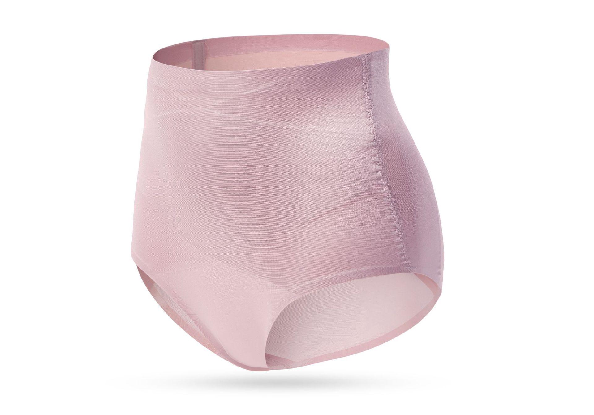 Postpartum Mid-Waist Body Shaping Underwear: Women s Seamless Slimming Butt Lifter L