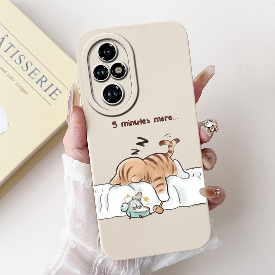 For Honor 200 Pro Case ELP-AN00 Cute Panda Cartoon Cover Shockproof Soft TPU Phone Case For Honor 200 Pro Honor200 Fundas Bumper