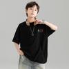 Boys' Letter Print Short Sleeve T-shirt - Summer Fashion Korean Style Casual Sportswear