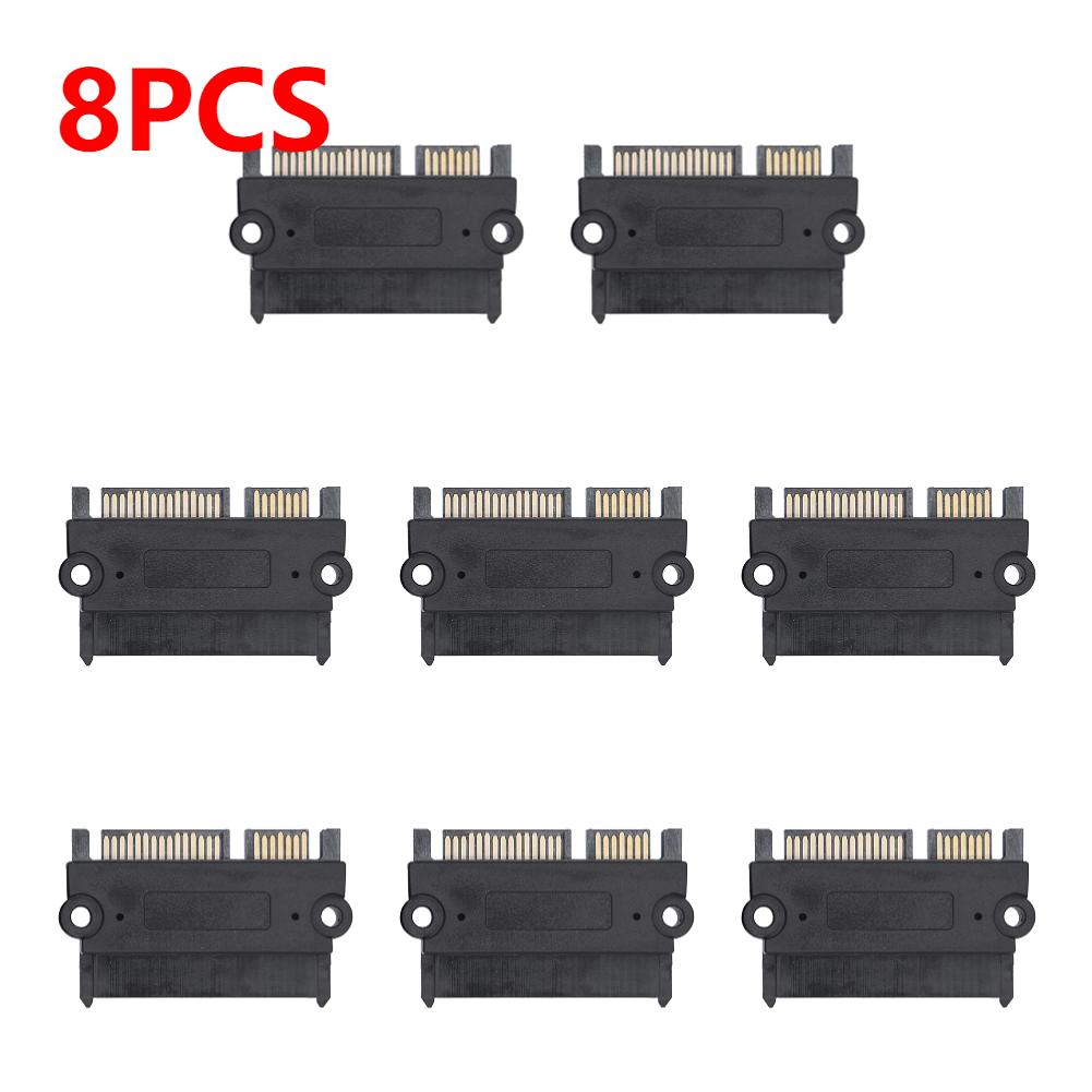 1-30PCS SATA Male To Female Power Data Converter 22Pin 7+15 Male To Female SATA To SATA Converter SATA To SATA Adapter