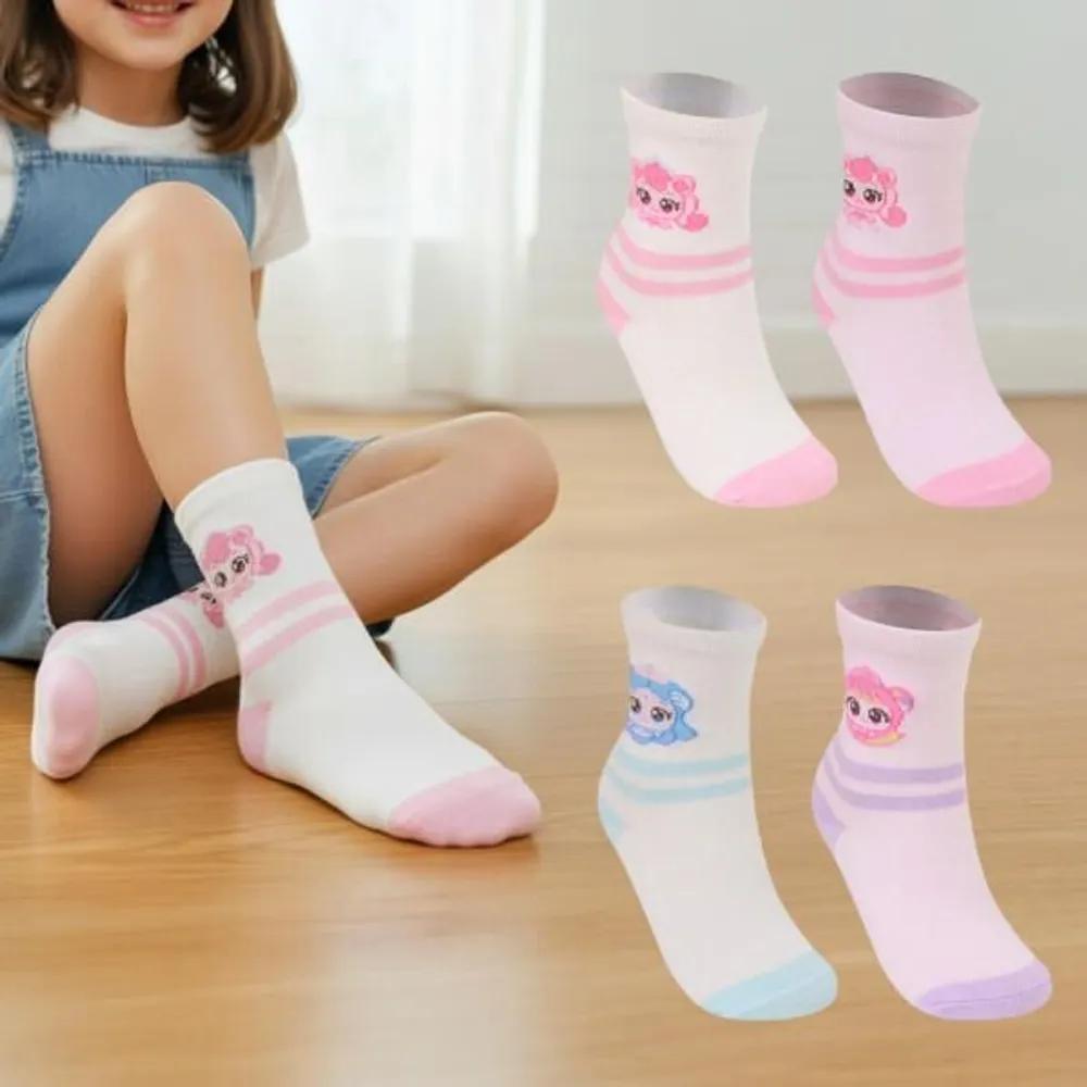 Premier Farm Catch Teenieping Princess Long Socks 4-Pack Mixed/No. 3