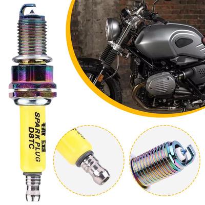 1PC Motorcycle Spark Plug D8TC For Vertical Engine CG Series 125cc 150cc 200cc 250cc Off-road Vehicle Motorcycle 250CC Scoo R8W9