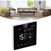 Smart Touchscreen Digital Thermostat, APP Control, 90‑240V LED Display 7 Day Programmable Control Smart Home Thermostat for TUYA AC, for Home,