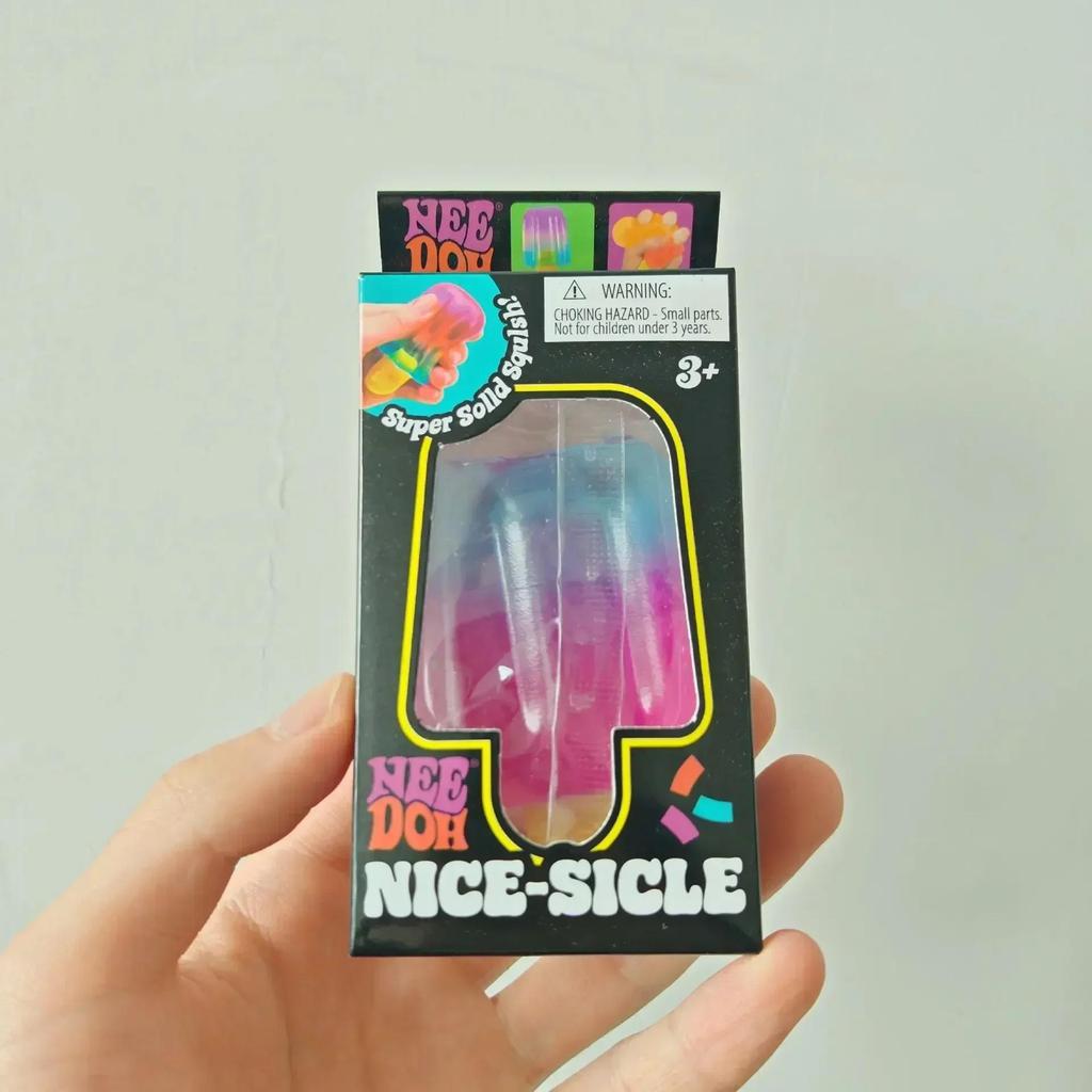NEW 2026 NeeDoh Nice-Sicle Popsicle Sensory Squeeze Toy Super Stress Ice Lolly Relief for Kids Adults Summer Easfestival Gifts