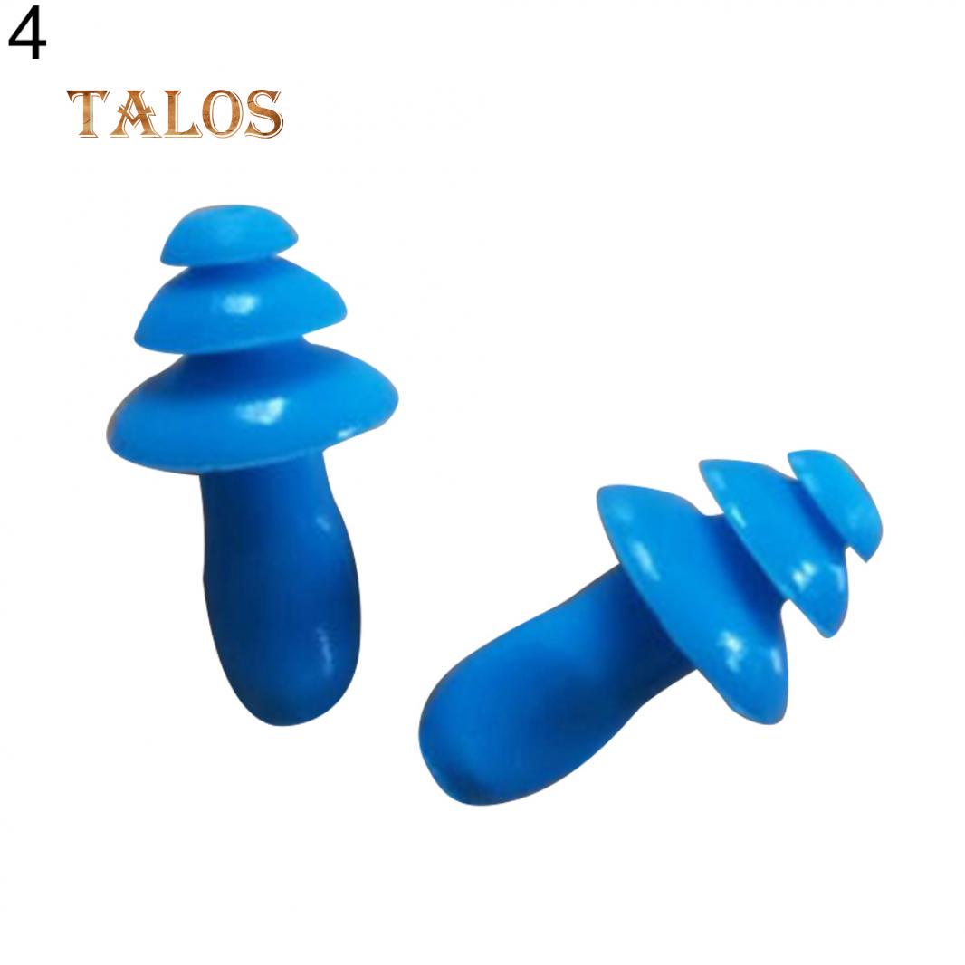 

1 пара силиконовых беруш, удобные противошумные беруши для исследования храпа, удобные беруши для сна светло-синий