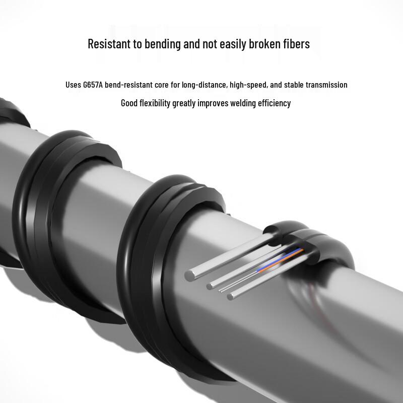 AIENKIS FTTH Single Mode Drop Fiber Optic Cable