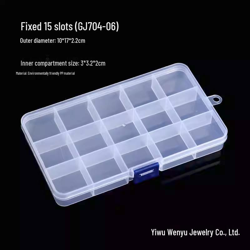 Aufbewahrungsbox für Nagelkunst & Schmuck mit 28, 24 & 10 Fächern - Perfekt für künstliche Nägel zum Aufdrücken und Werkzeuge