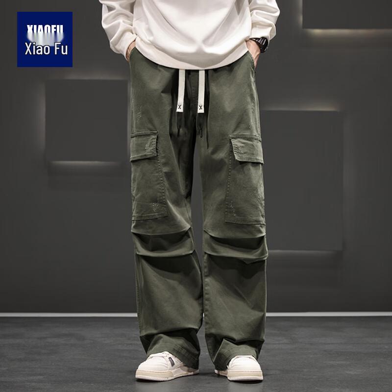 Men's Plus Size Multi-Pocket Cargo Pants