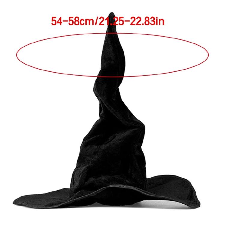 Unique Wrinkled Witch Hats Halloween Costume Accessory for Halloween Party