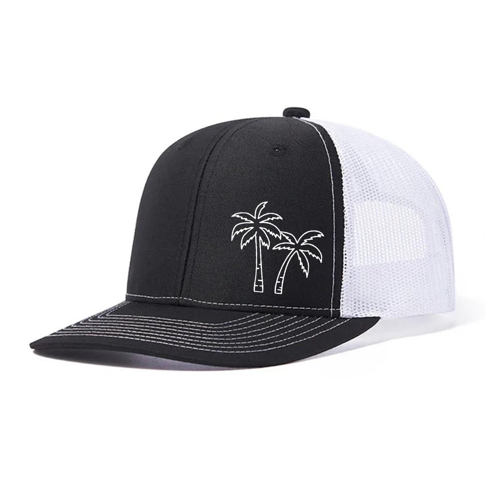 Richardson Cotton Mesh Cap With Embroidered Lettering For Casual Summer Wear Style A