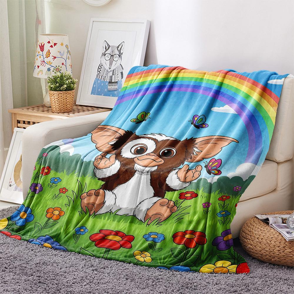 Gremlins Flannel Blanket, High quality Comfortable for All Seasons, Home Decor, Warmth and Comfort