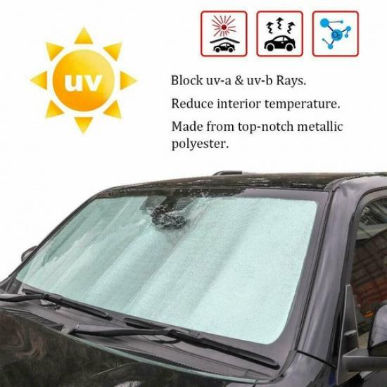 Car Front Windshield Sunshade UV Reflector Snow Shade Visor For 4Runner 2017+