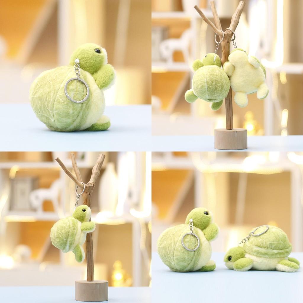 Vegetable Turtle Plush Keychain With Soft Pp Cotton Filling For Kids And Collectors