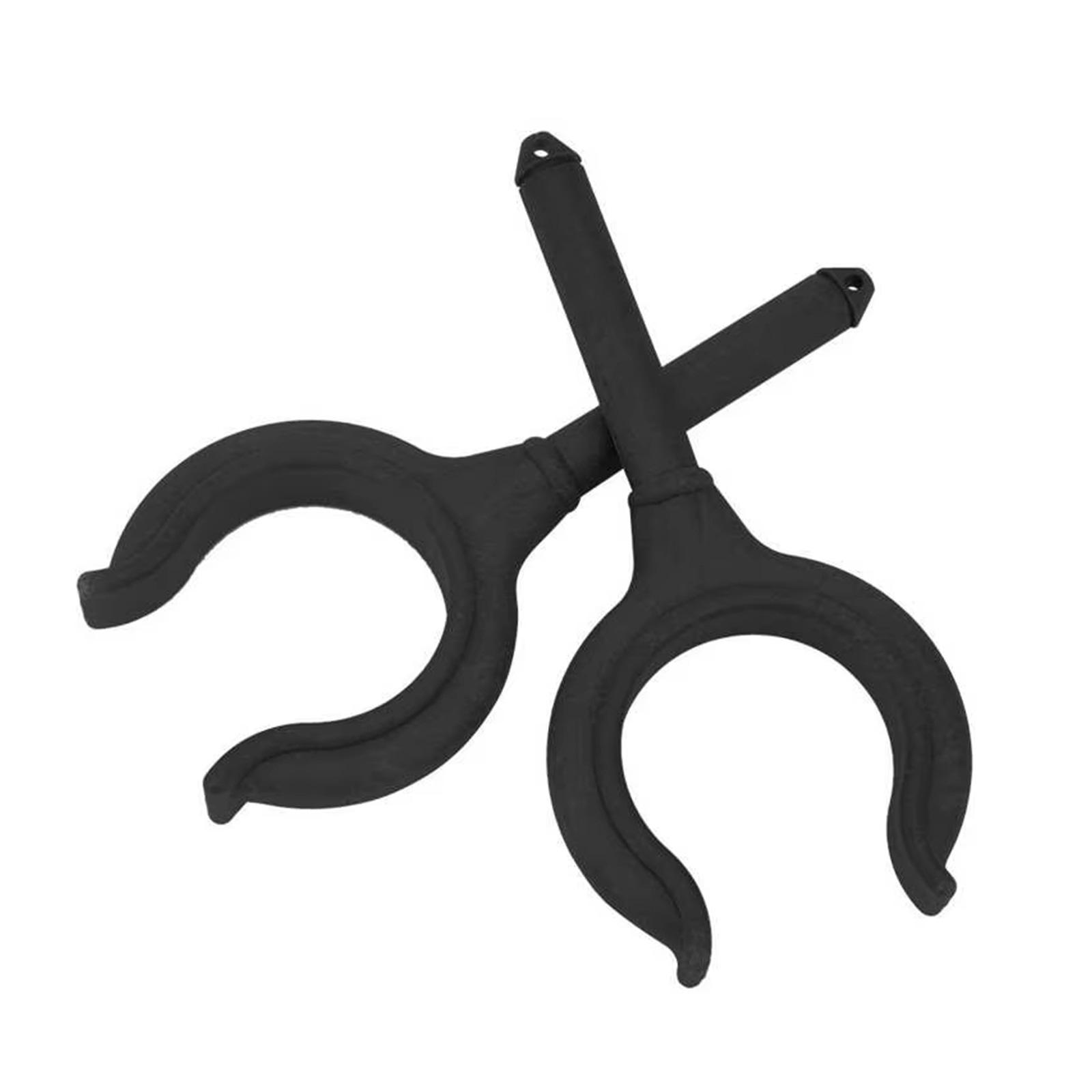 

2 шт. Морской лодочный уключин Держатель для удочки Кронштейн Держатель для удочек Лодочный крюк Держатель для весла Морской резиновый надувной лодки Аксессуар чёрный