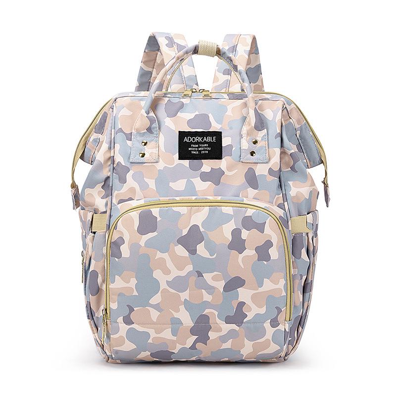 2025 Fashionable Mummy Bag: Double Shoulder, Large Capacity, Lightweight Backpack for Mother and Baby Outings