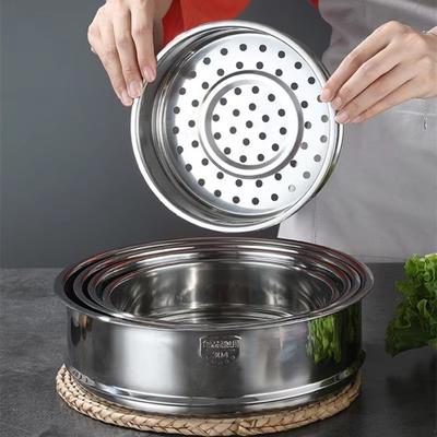 16-32cm Steamer Basket Thickened Drain Basket New Food Steam Rack  Kitchen Use
