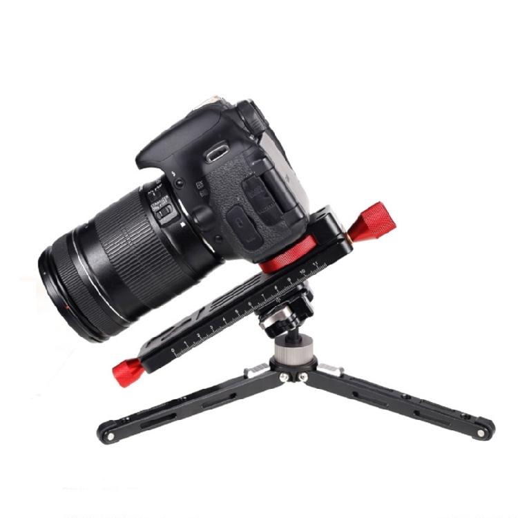 LCB-16M Makro Fotografický Posuvný Jezdec Vysoká Přesnost Čtení AS Kompatibilní QR Deska Stojan Ozubený Posuvný Jezdec