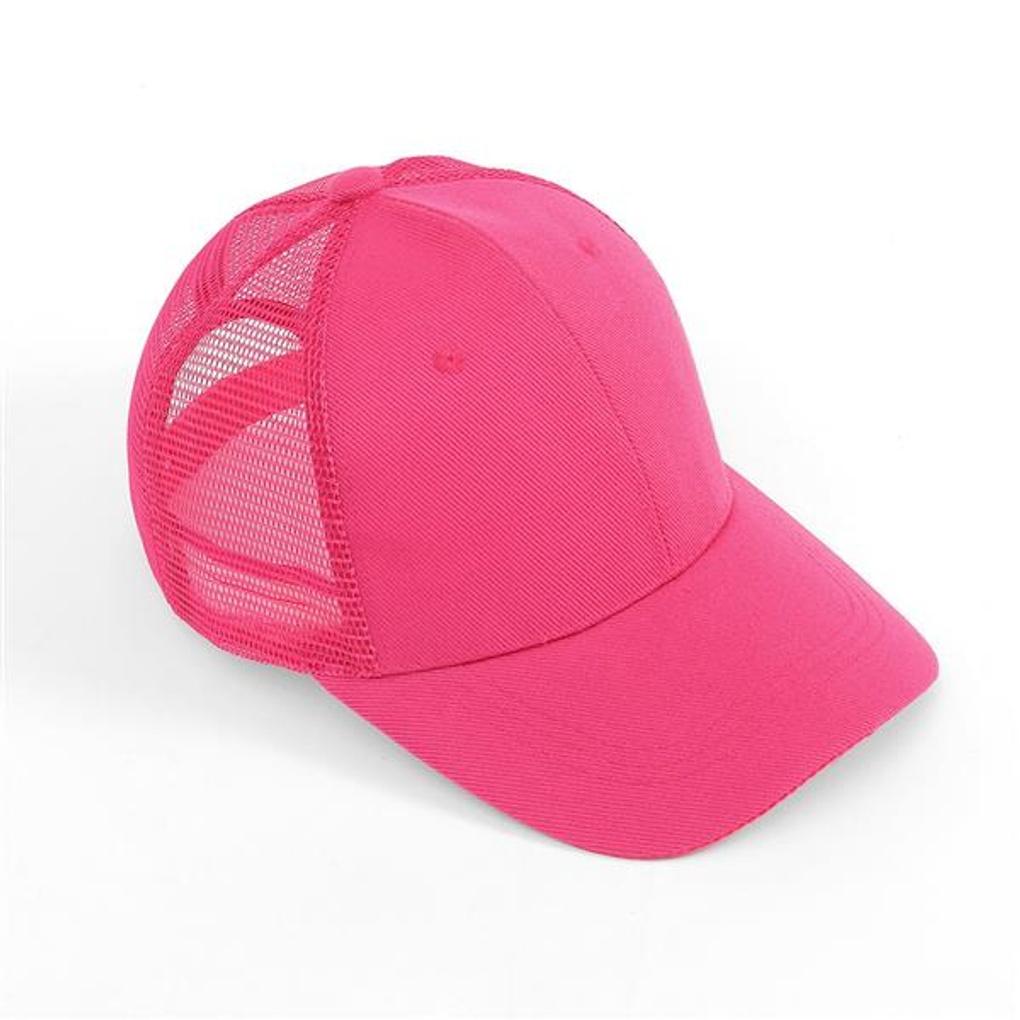 Sports Cool Mesh Cap (Pink) Basic Summer Fishing Hat