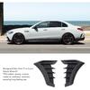 Side Vent Trim 1 Pair Side Vent Trim Sporty Look Enhanced Performance Side Mudguard Air Wing Vent Trim Sticker for 1 Series E90 E91 (Carbon Fiber