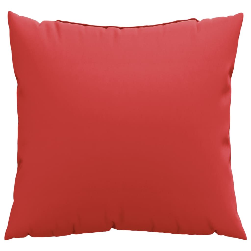 Sofa Cushions 4 Pcs Red 60 X 60 Cm Fabric