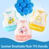 Waterproof Baby Bib: Breathable Summer Mesh Coverall for Kindergarten Use