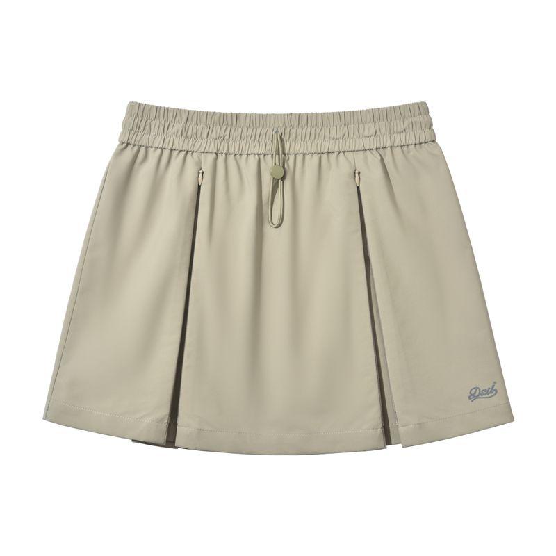 

DSU Light Outdoor Water Repellent Skirt Women 2025 Summer New A Word Sports Short dress Greyish green L