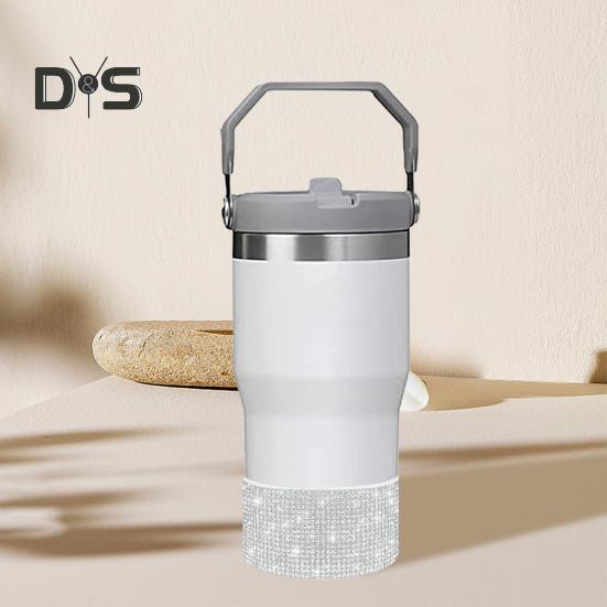 Rhinestone Silicone Boot for 40oz Tumbler Glitter Cup Cover Water Bottles Bottom Sleeve Anti-Slip Sparkling Cup Accessories