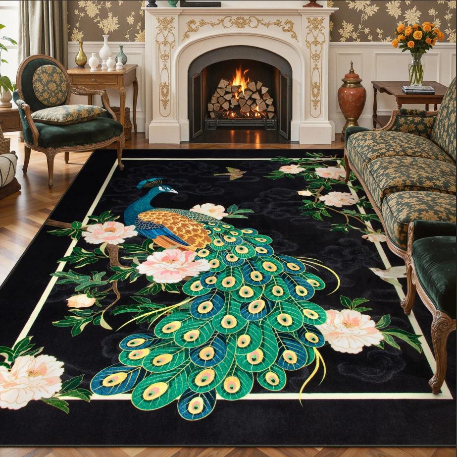 Modern Carpet for Living Room Large Size Tiger Pattern Cute Room Decor Cartoon Rug Soft Non-slip Mat for Bedroom Rugs