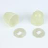 2/4Pcs Toilet Accessories Decorative Cover Luminously Bolt Covers Screw Caps Toilet Anchors Screw Caps for Home Toilet