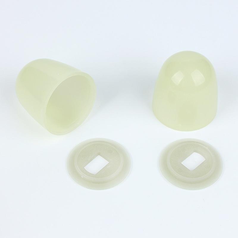2/4Pcs Toilet Accessories Decorative Cover Luminously Bolt Covers Screw Caps Toilet Anchors Screw Caps for Home Toilet