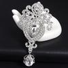 Brooch Exquisite Crown Design Luxury Fashion Diamante Brooch Pin for Holiday